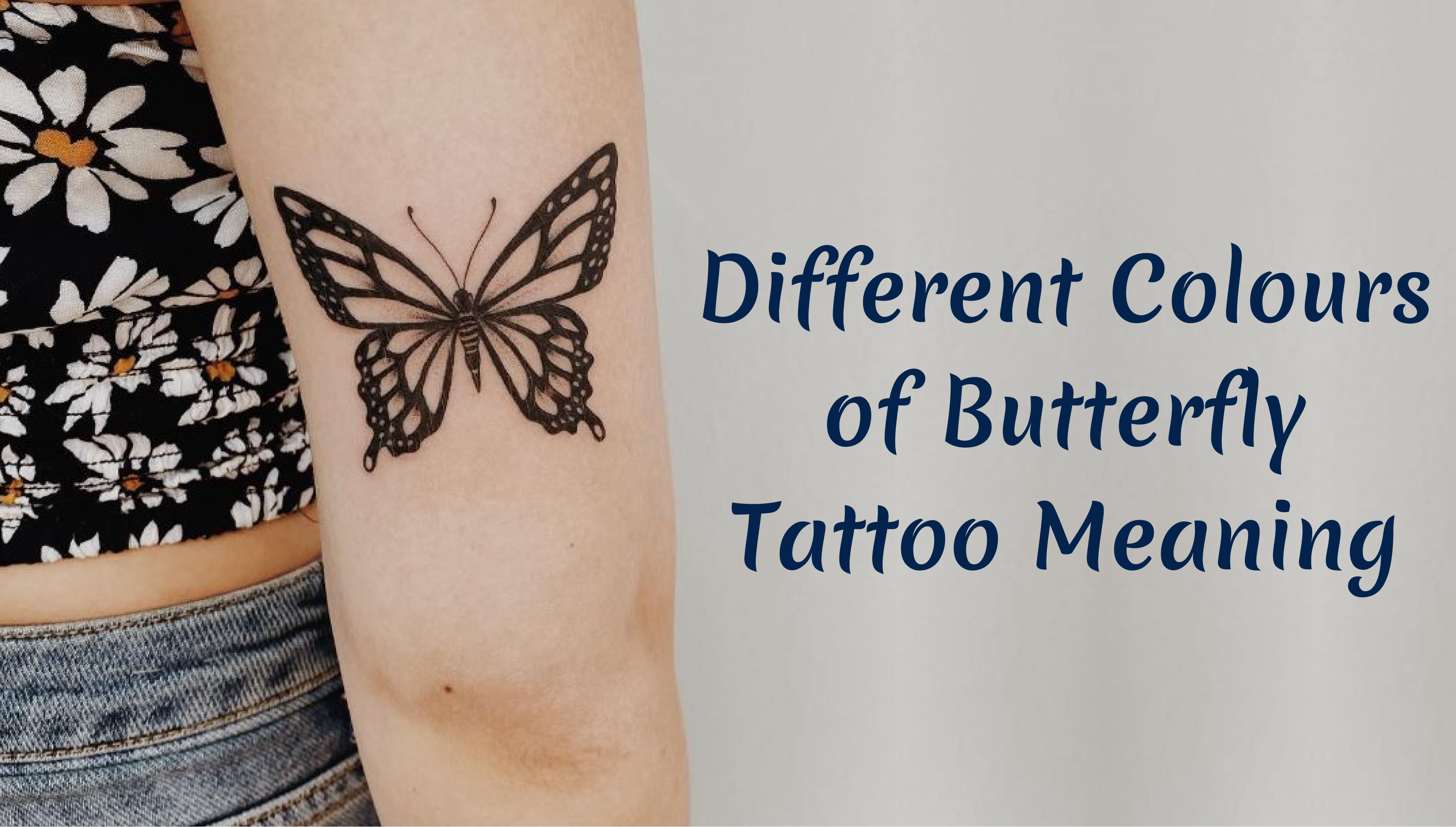 different colours of butterfly tattoo meaning
