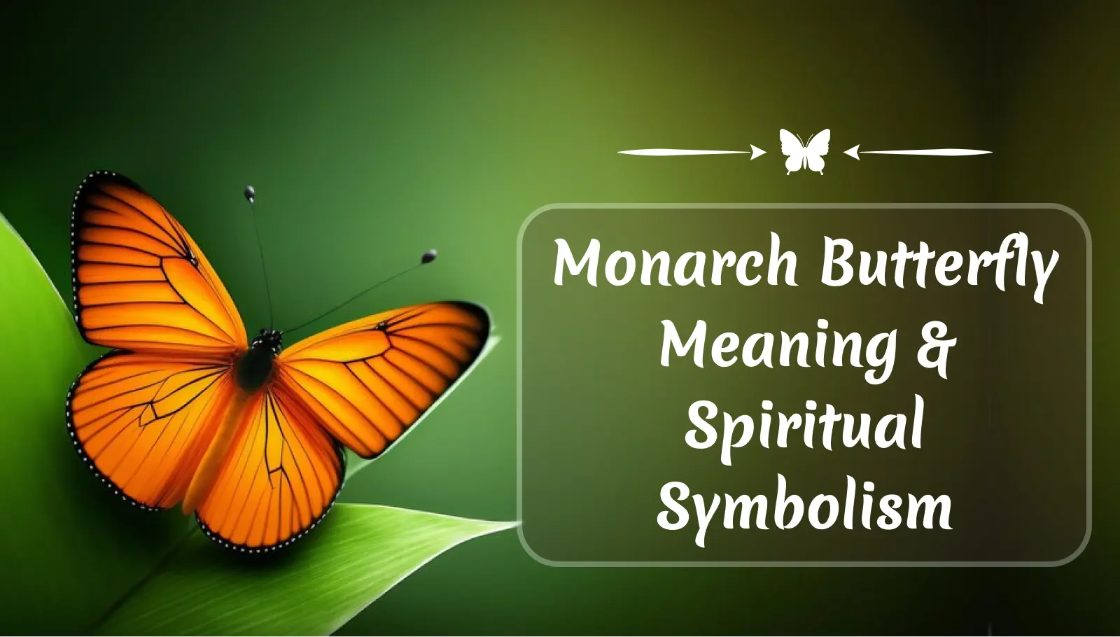 Monarch Butterfly Meaning & Spiritual Symbolism