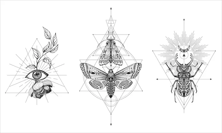 Geometric Butterfly Tattoos Meaning