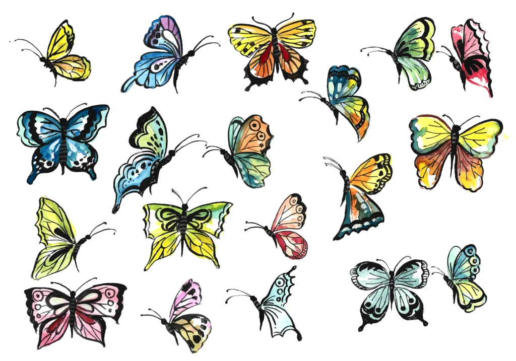 Watercolor Butterfly Tattoos Meaning